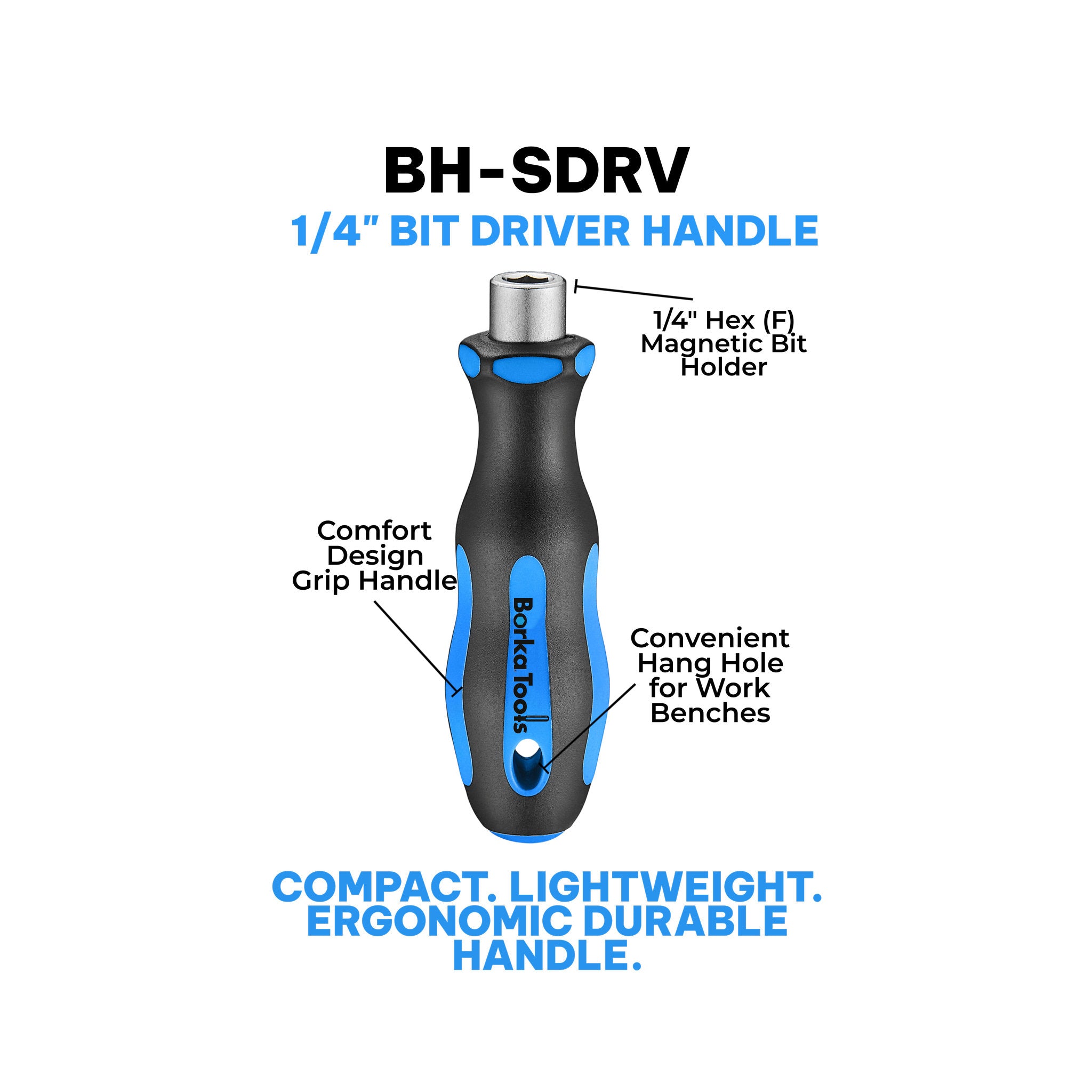 Uchwyt magnetyczny Borka 1/4"