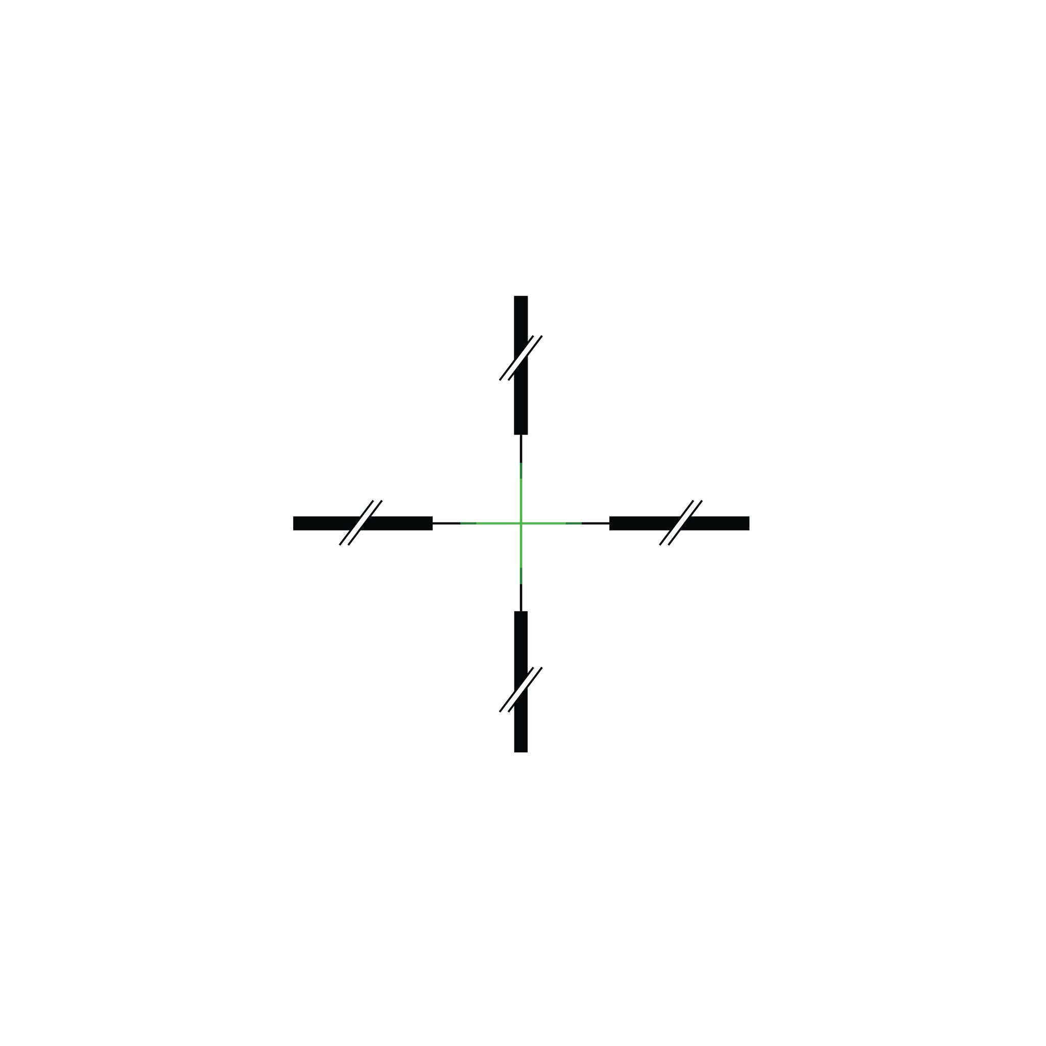 Luneta Trijicon 2x20 Compact ACOG®, podwójne podświetlenie, zielona siatka celownicza z mocowaniem Q-LOC